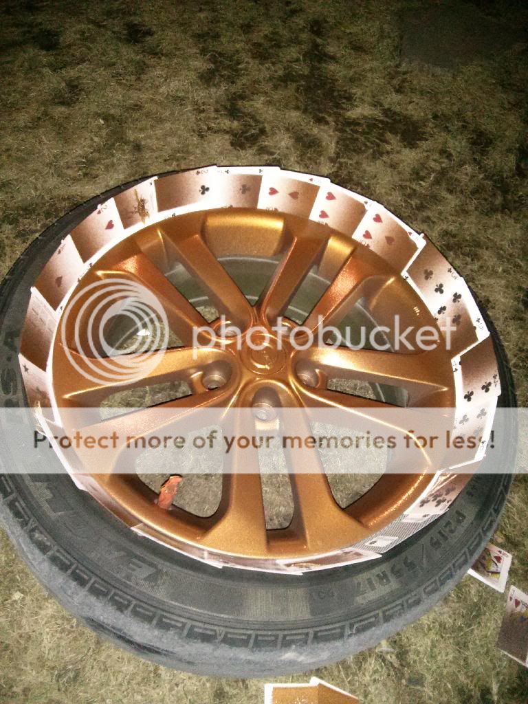 OEM "bronze" plastidip wheels